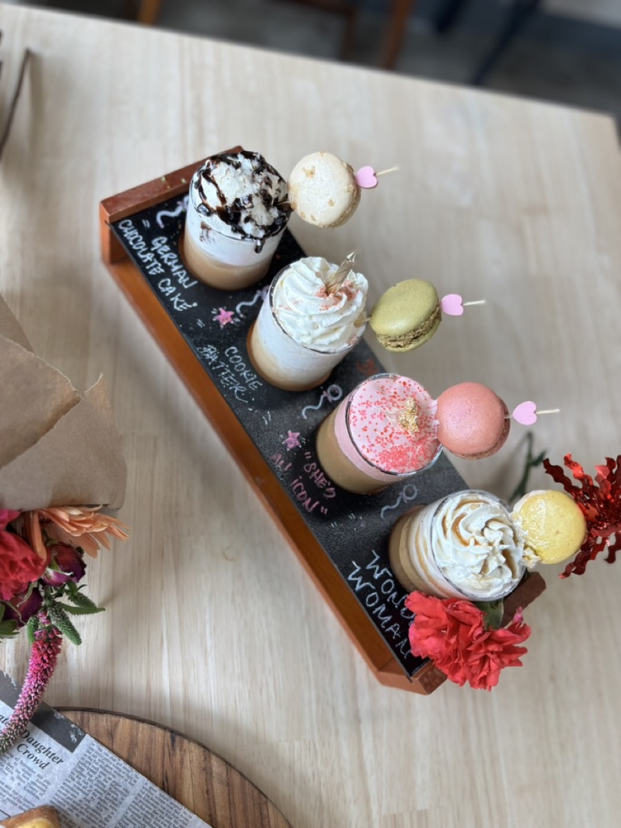 Birthday Coffee Flight — Coffee Flight at Rising For People Coffee Co. in Midtown Reno
